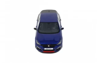 PEUGEOT 308 GTI BLUE 2018 OttOmobile 1:18 Resinemodell (Türen, Motorhaube... nicht zu öffnen!)